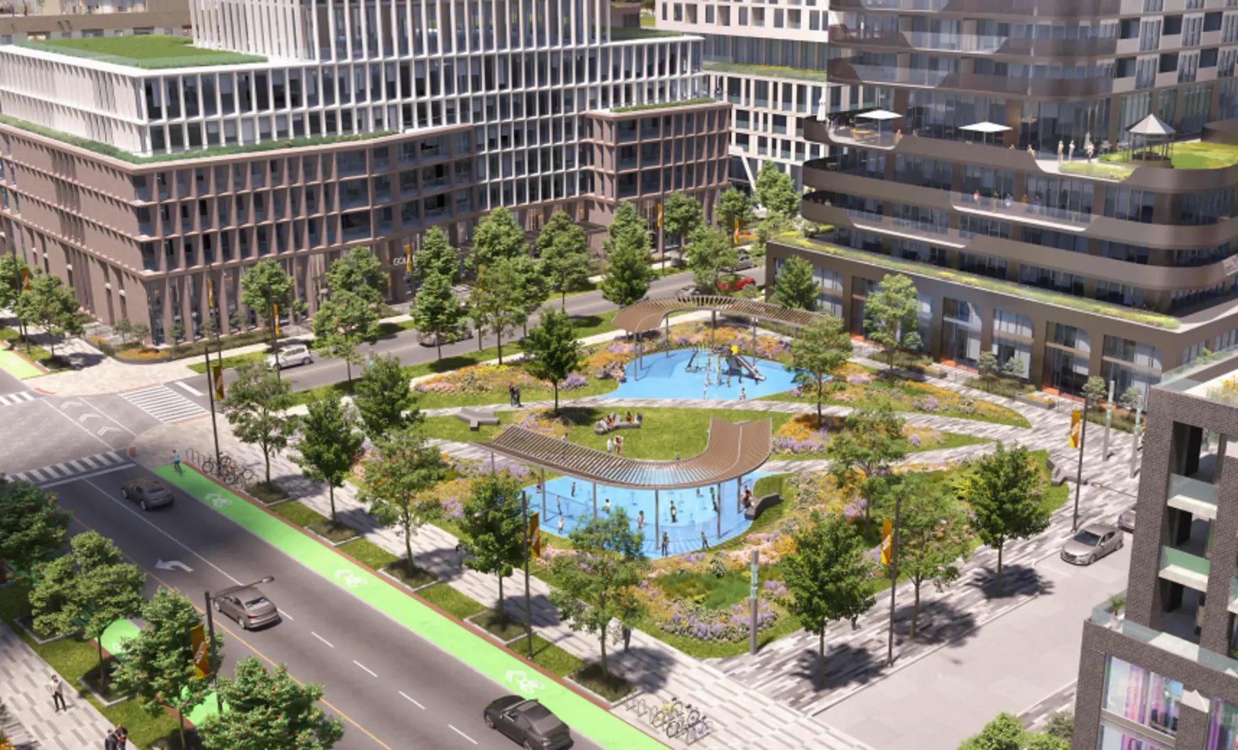 Golden Mile – Block B1 Condos, Toronto. Artist’s rendering.