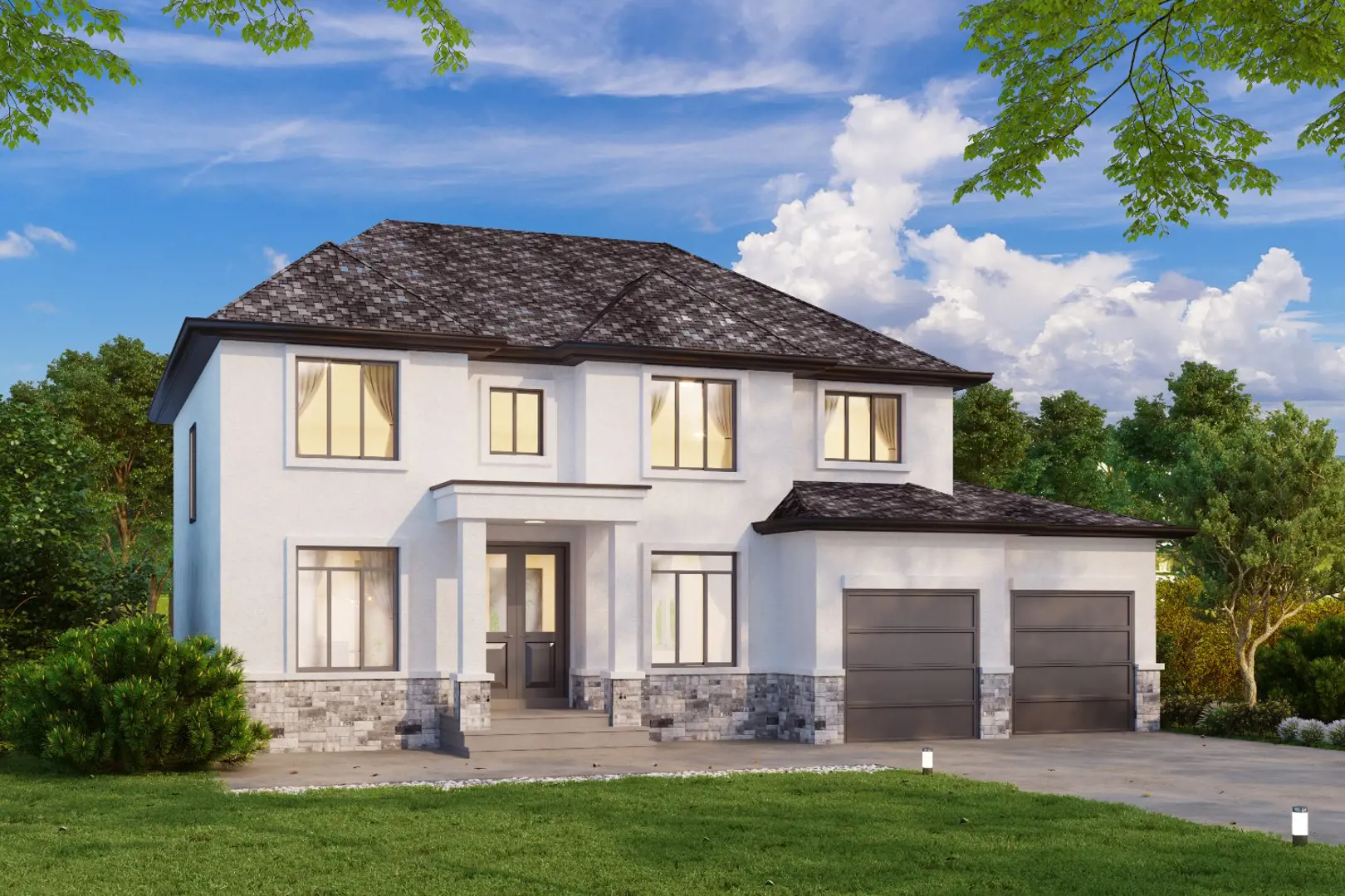 Golfwood Lakes Estates, Leamington. Artist’s rendering.
