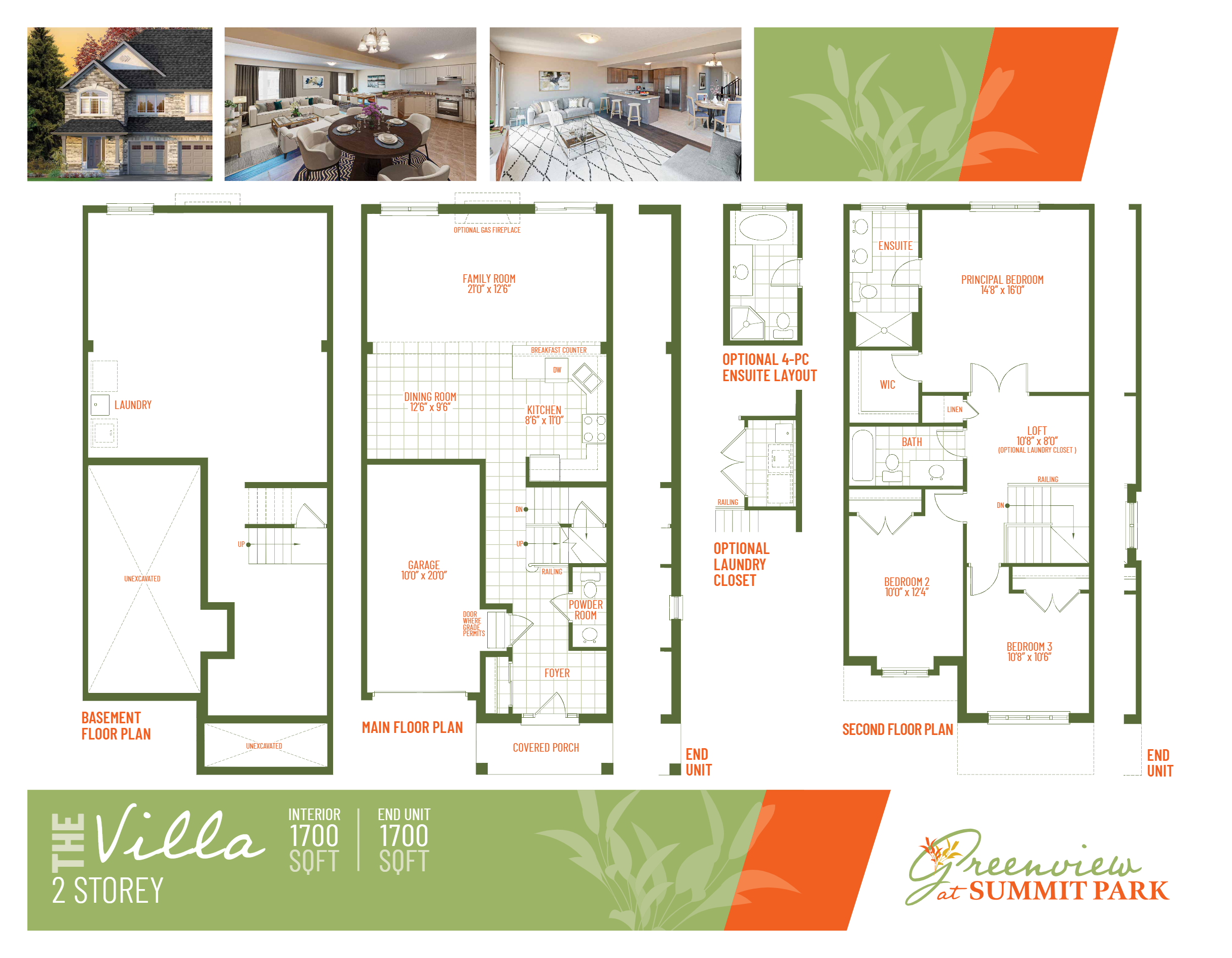 Villa - End Unit plan preview
