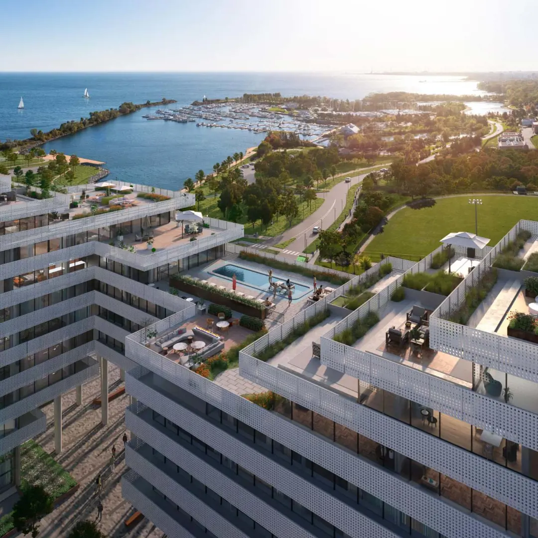 Harbourwalk at Lakeview Village, Mississauga. Artist’s rendering.