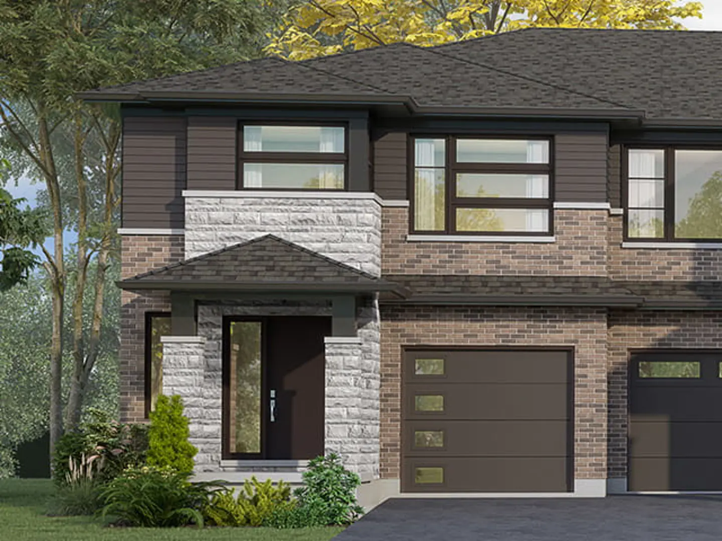 Harvest Oak - Single-Family Homes, Welland. Artist’s rendering.