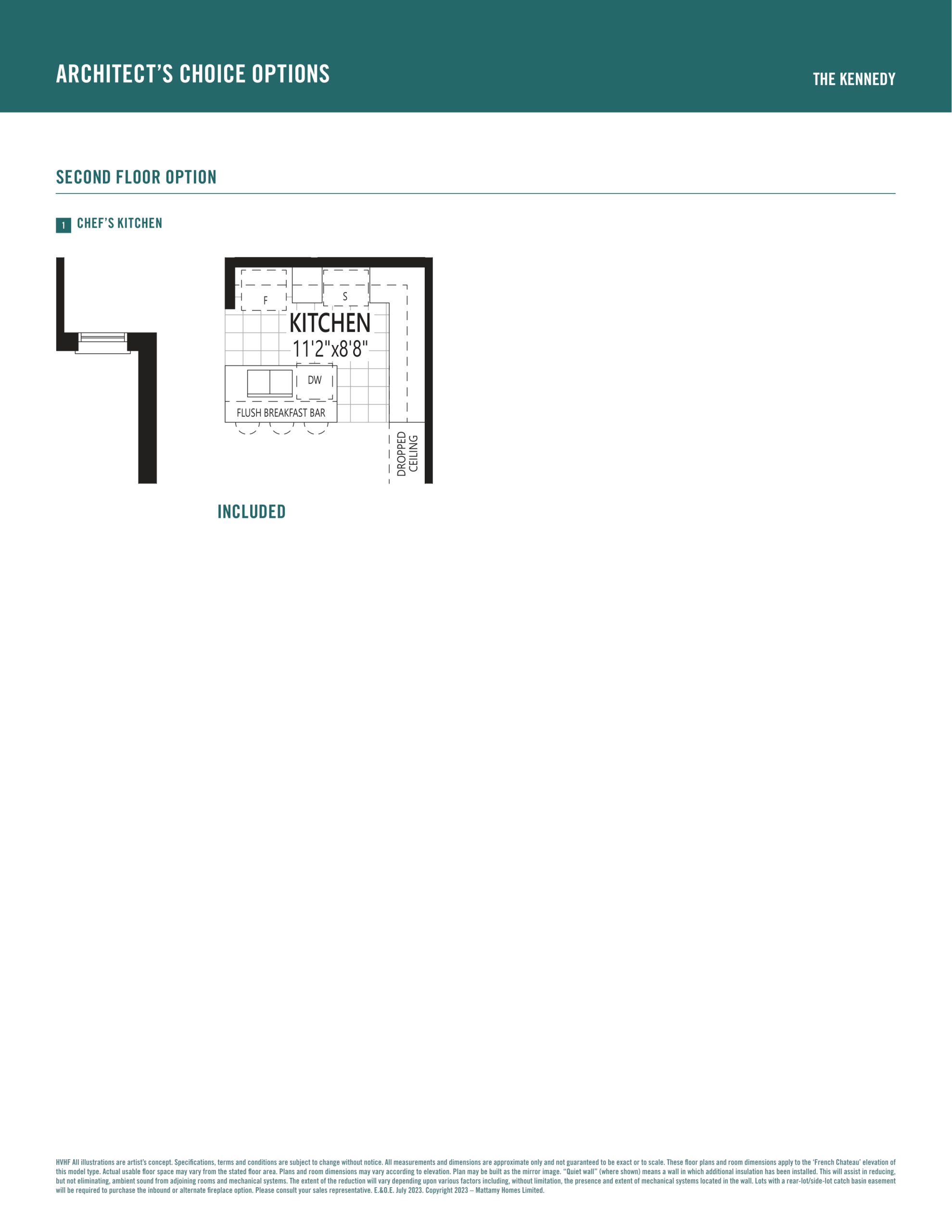 The Kennedy (2nd Floor Option) plan preview