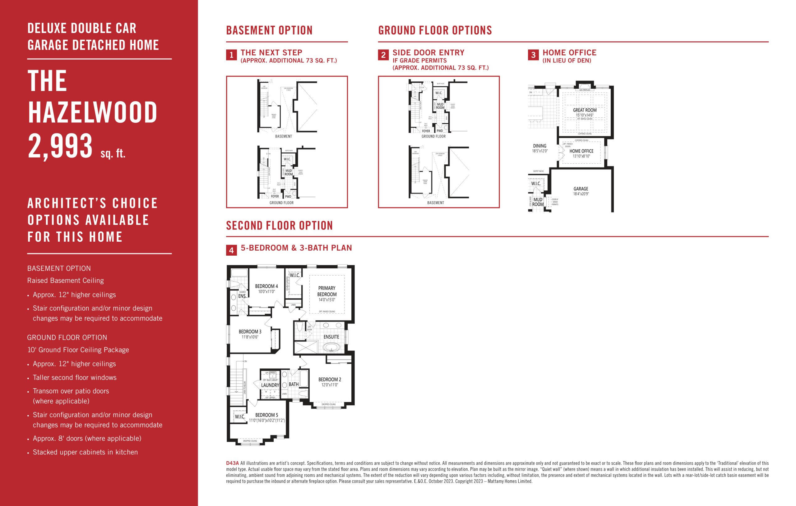 The Hazelwood (Options) plan preview