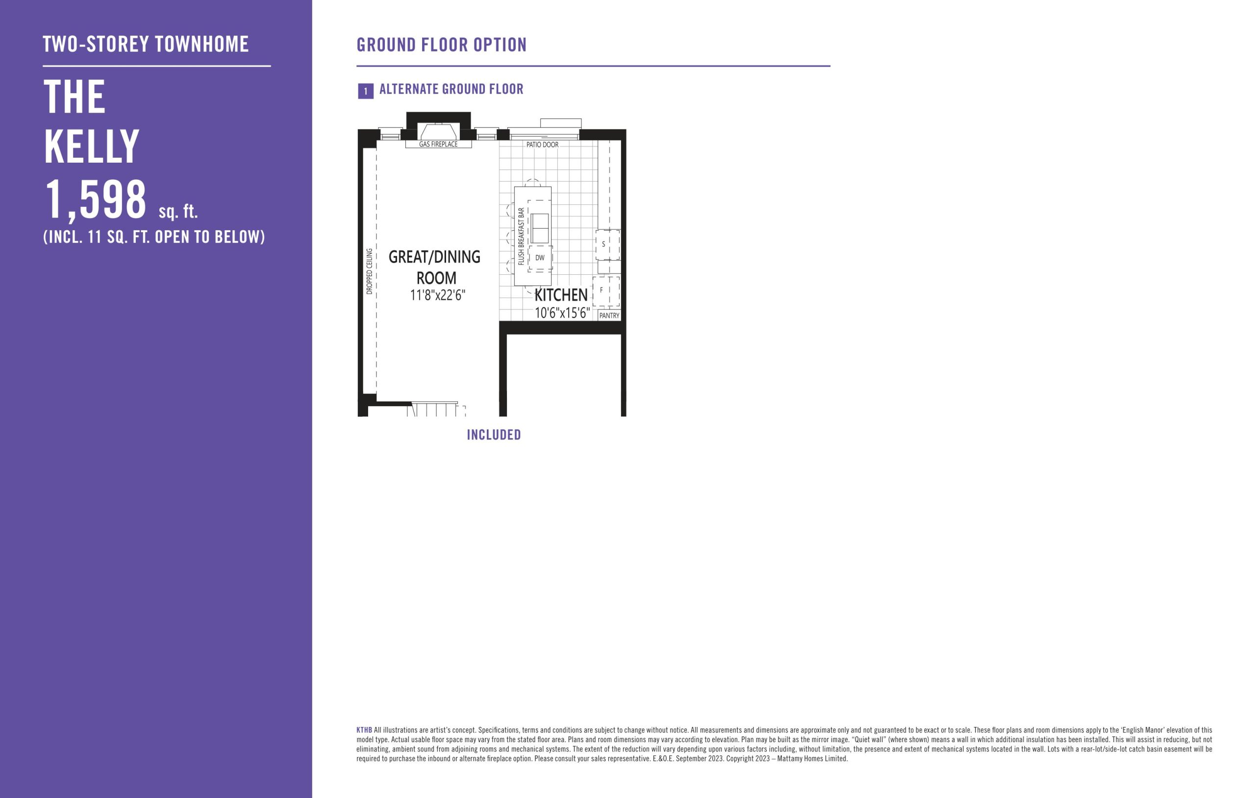 The Kelly (Ground Floor Option) plan preview