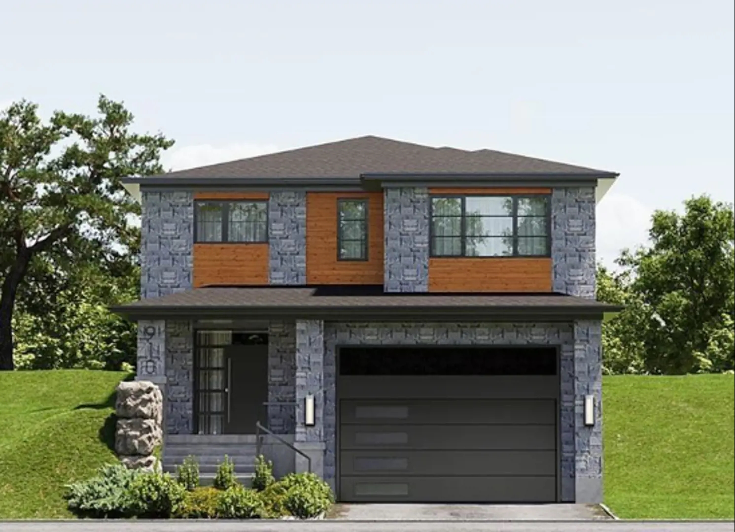 Heights of Doon Village Green rendering 5
