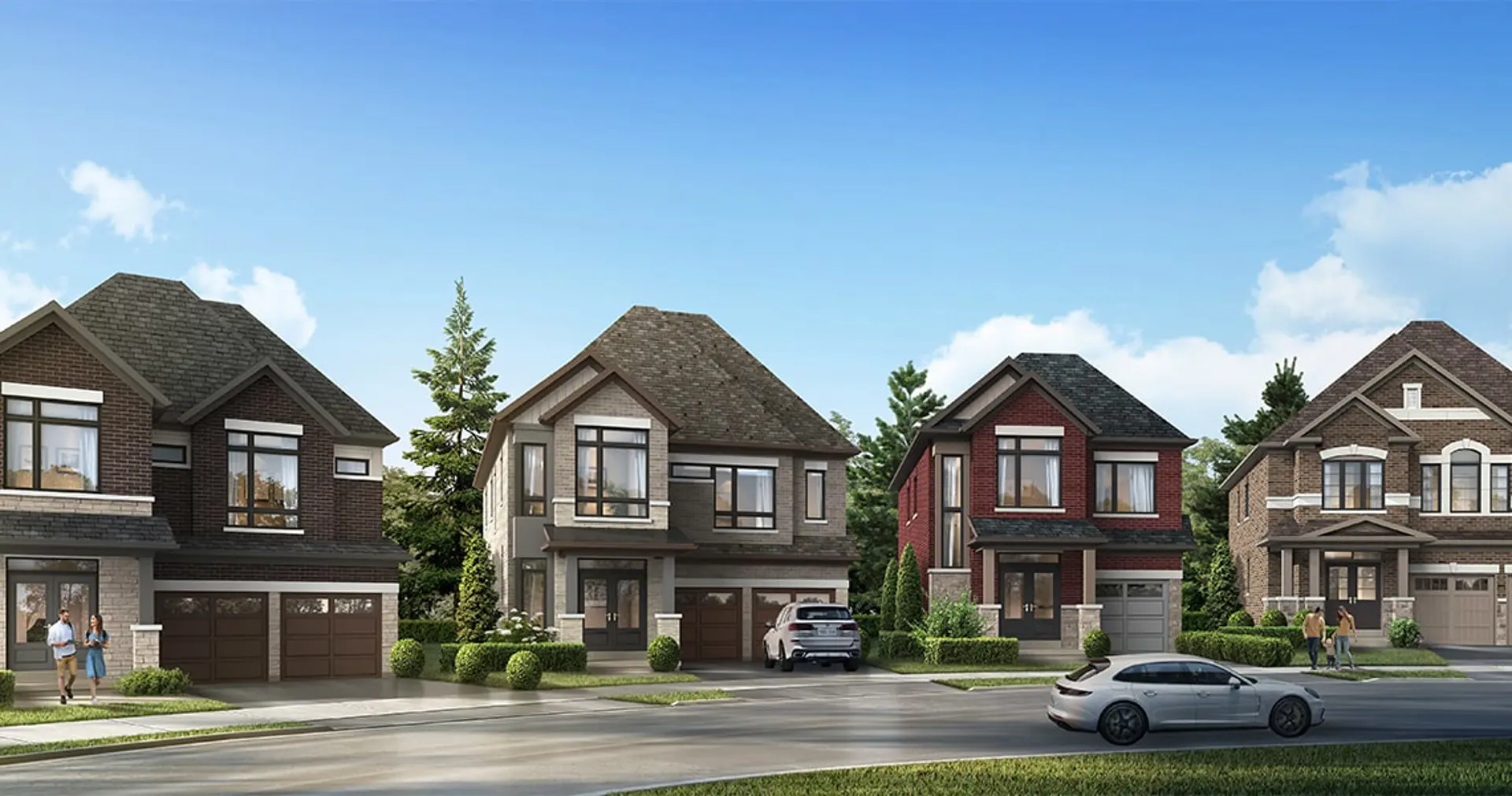 Heritage Heights - Single-Family Homes, Brampton. Artist’s rendering.