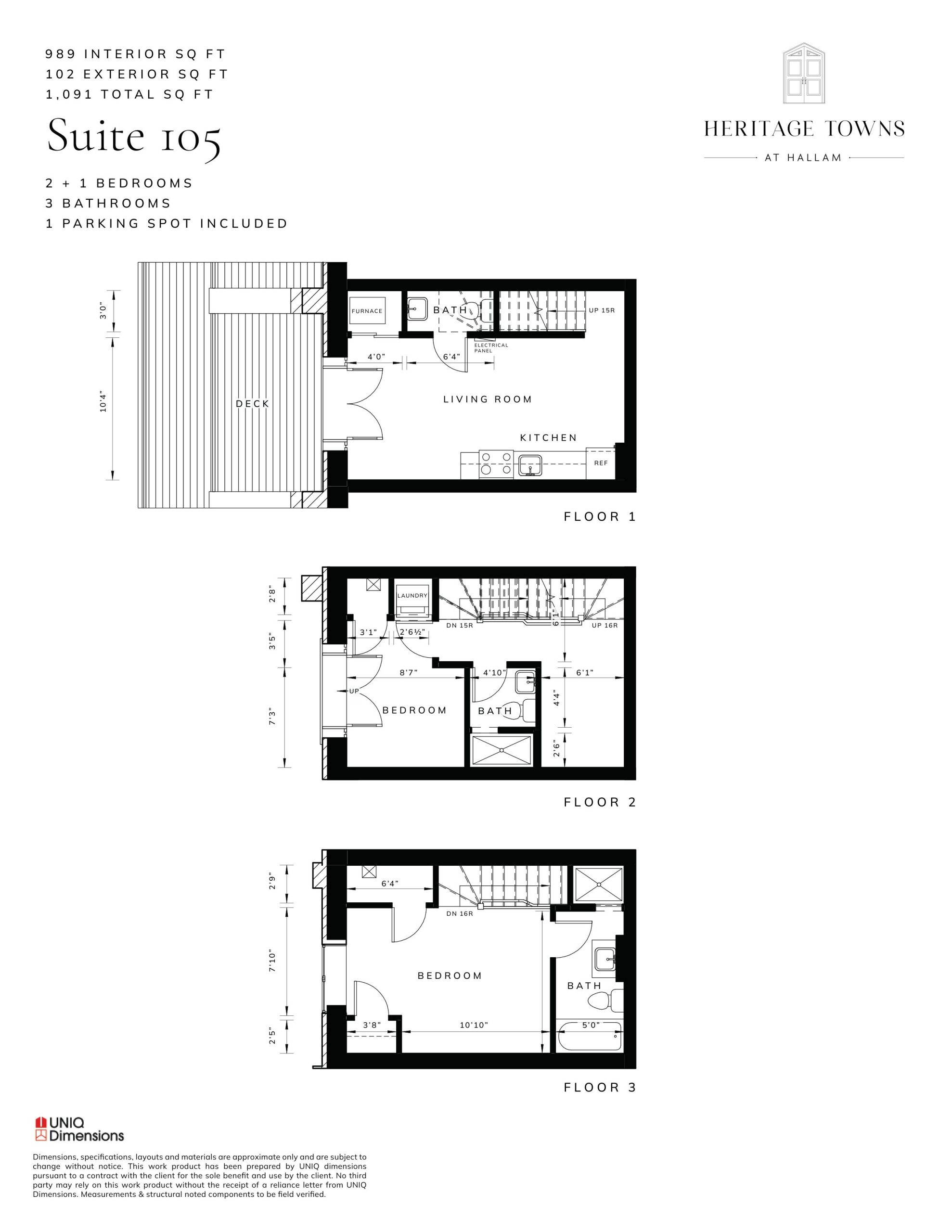 Suite 105 plan preview
