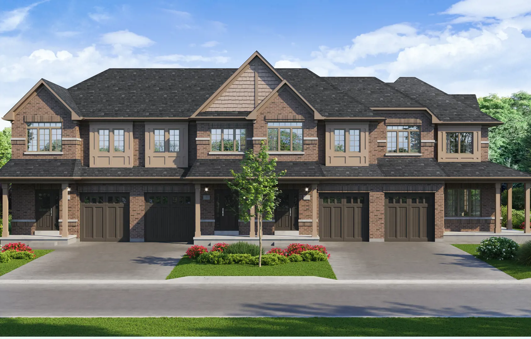 Heron Hills - Phase 2 - Townhomes, Port Perry. Artist’s rendering.
