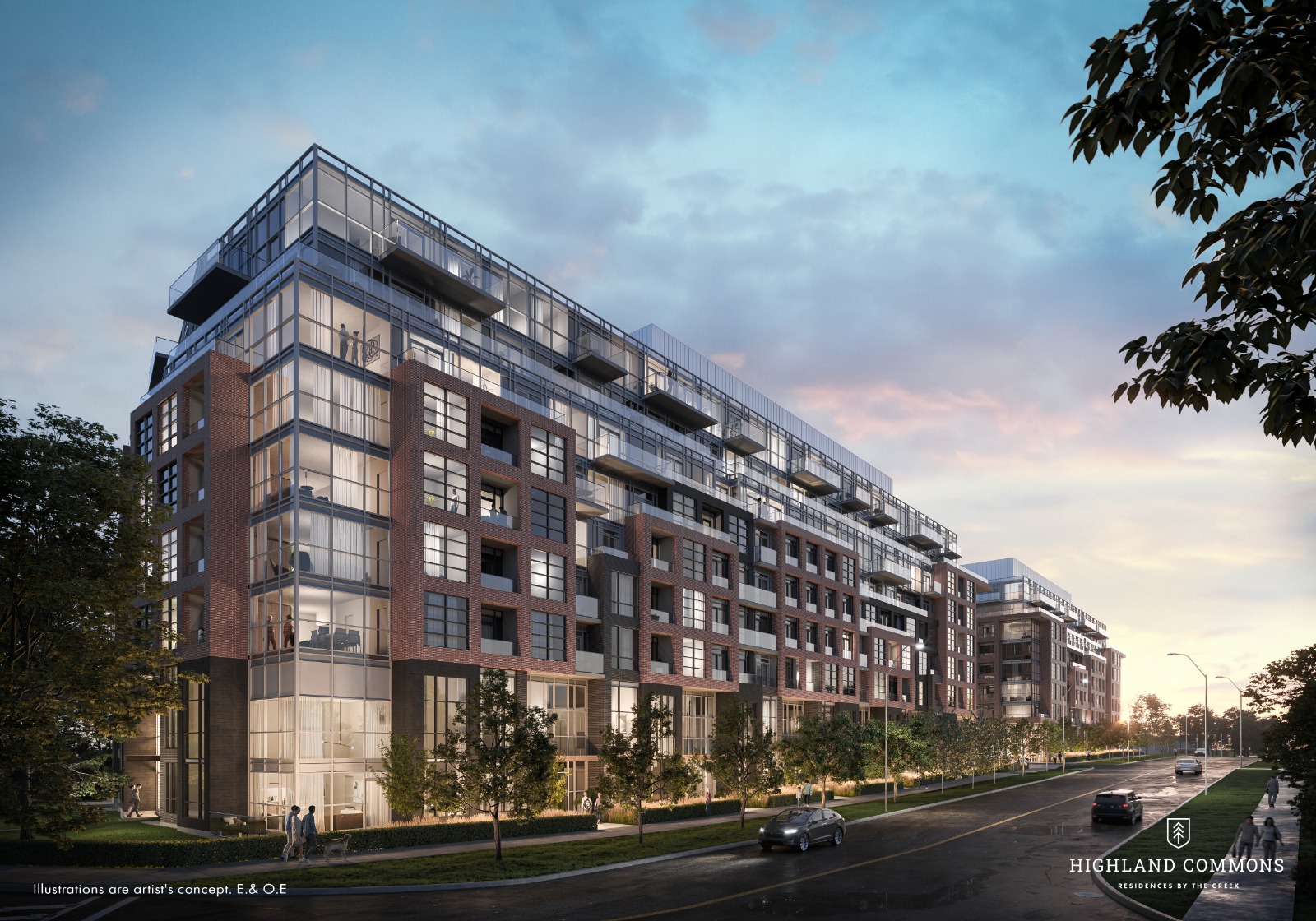 Highland Commons 2 Condos, Toronto. Artist’s rendering.