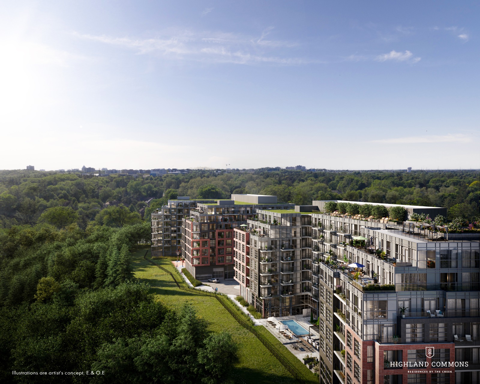 Highland Commons 2 Condos rendering 2