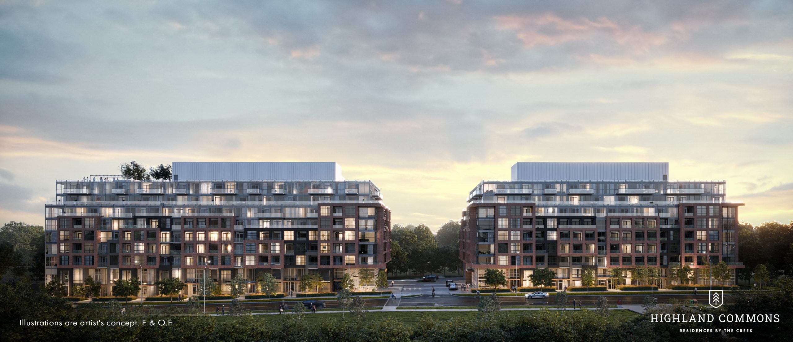 Highland Commons 2 Condos rendering 4