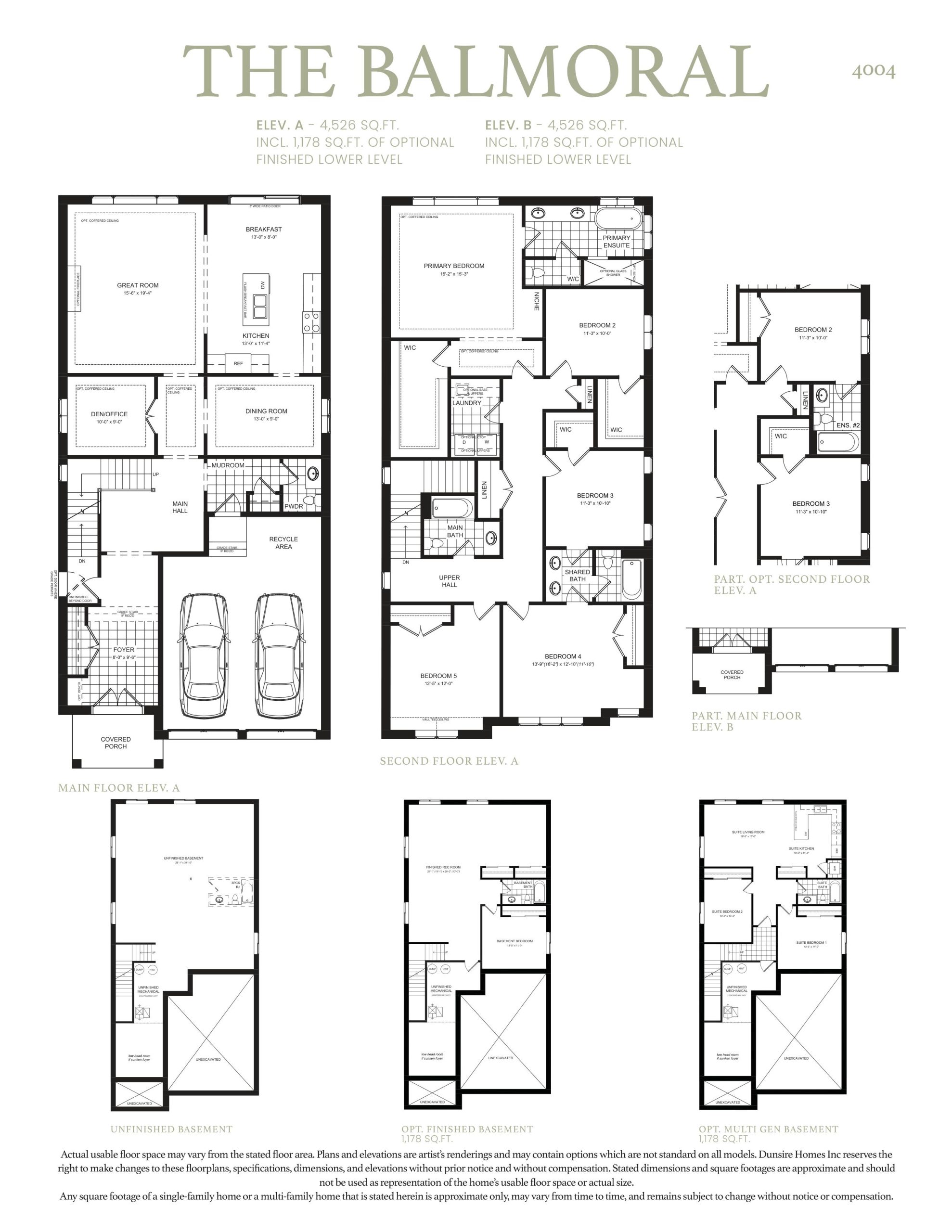 The Balmoral plan preview