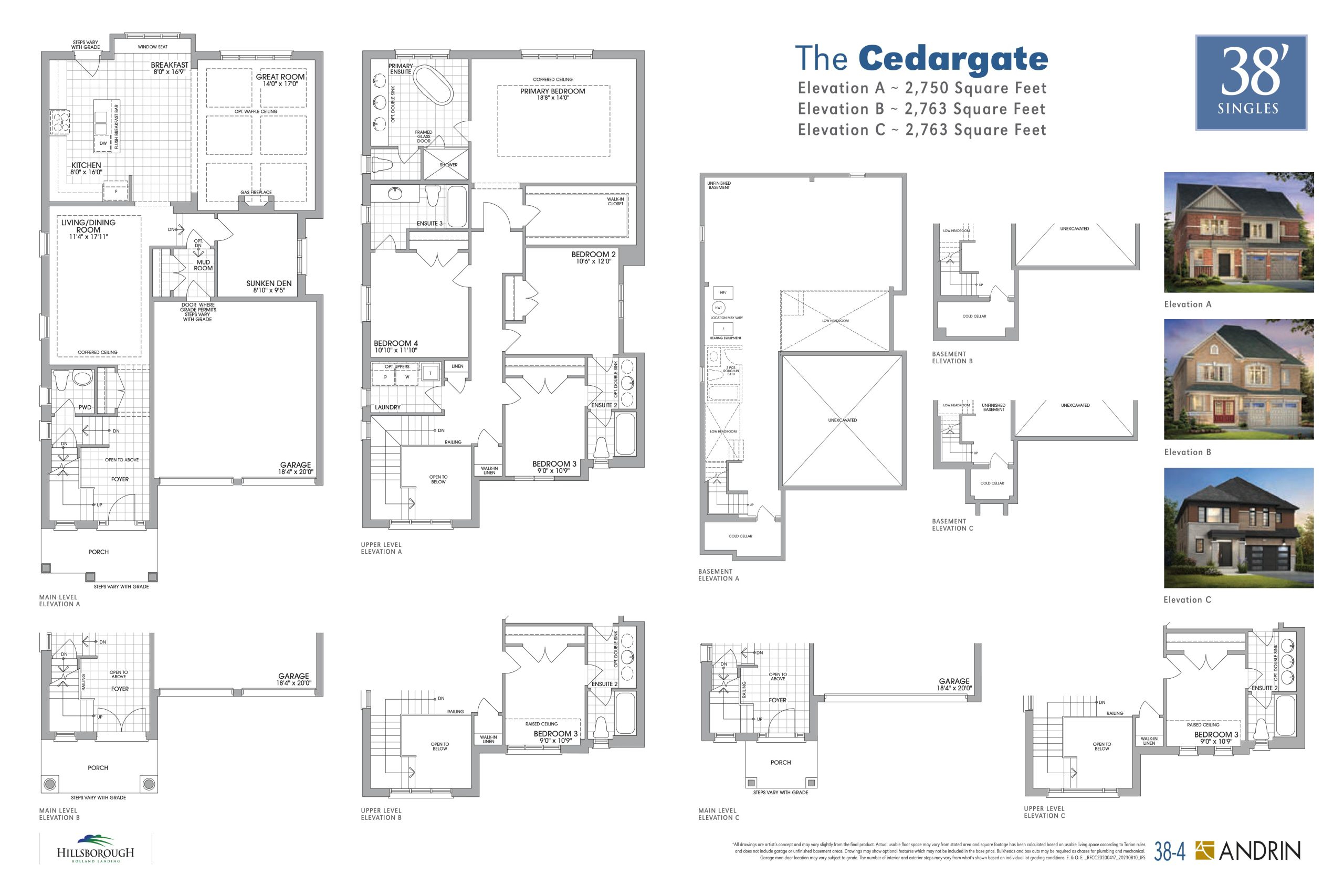 The Cedargate plan preview