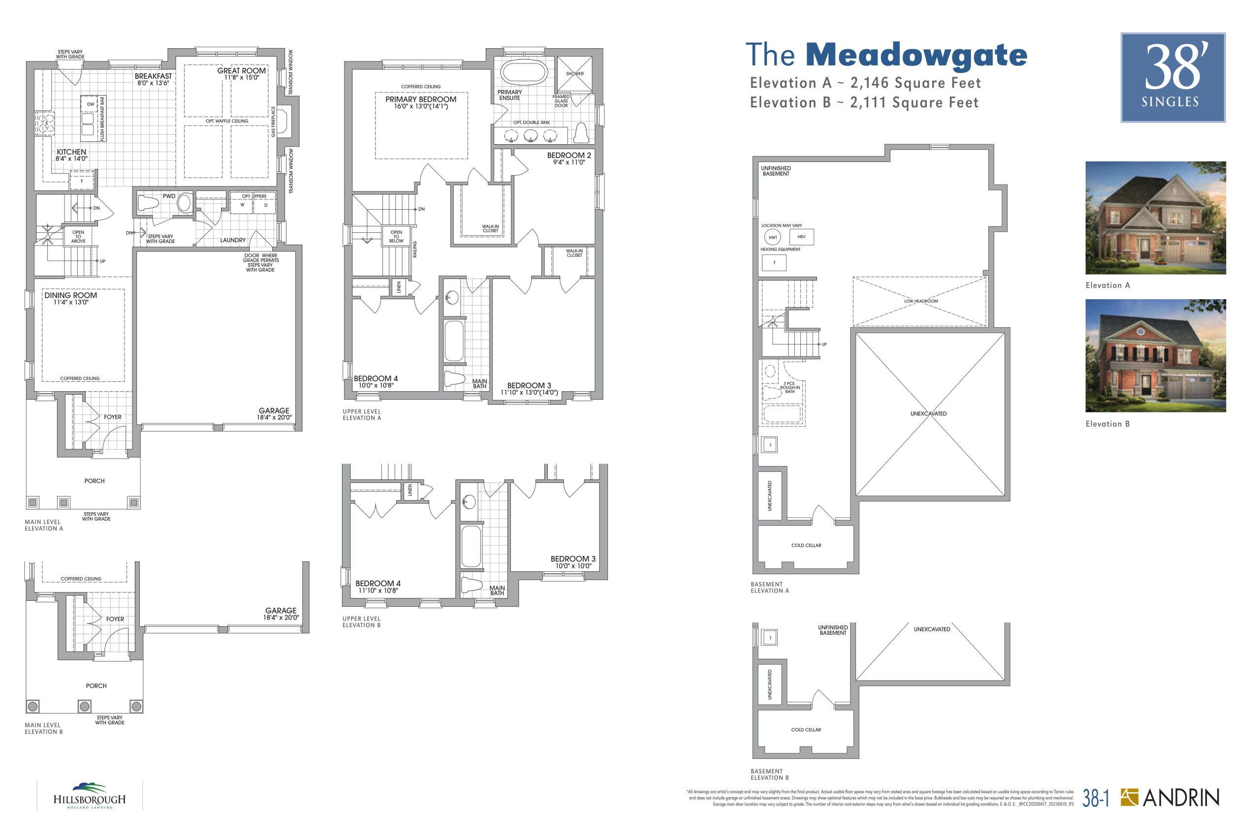 The Meadowgate plan preview