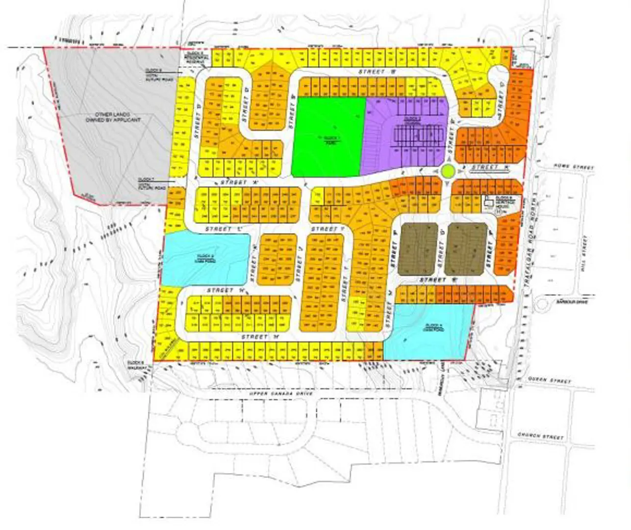 Hillsburgh Heights, Erin. Artist’s rendering.