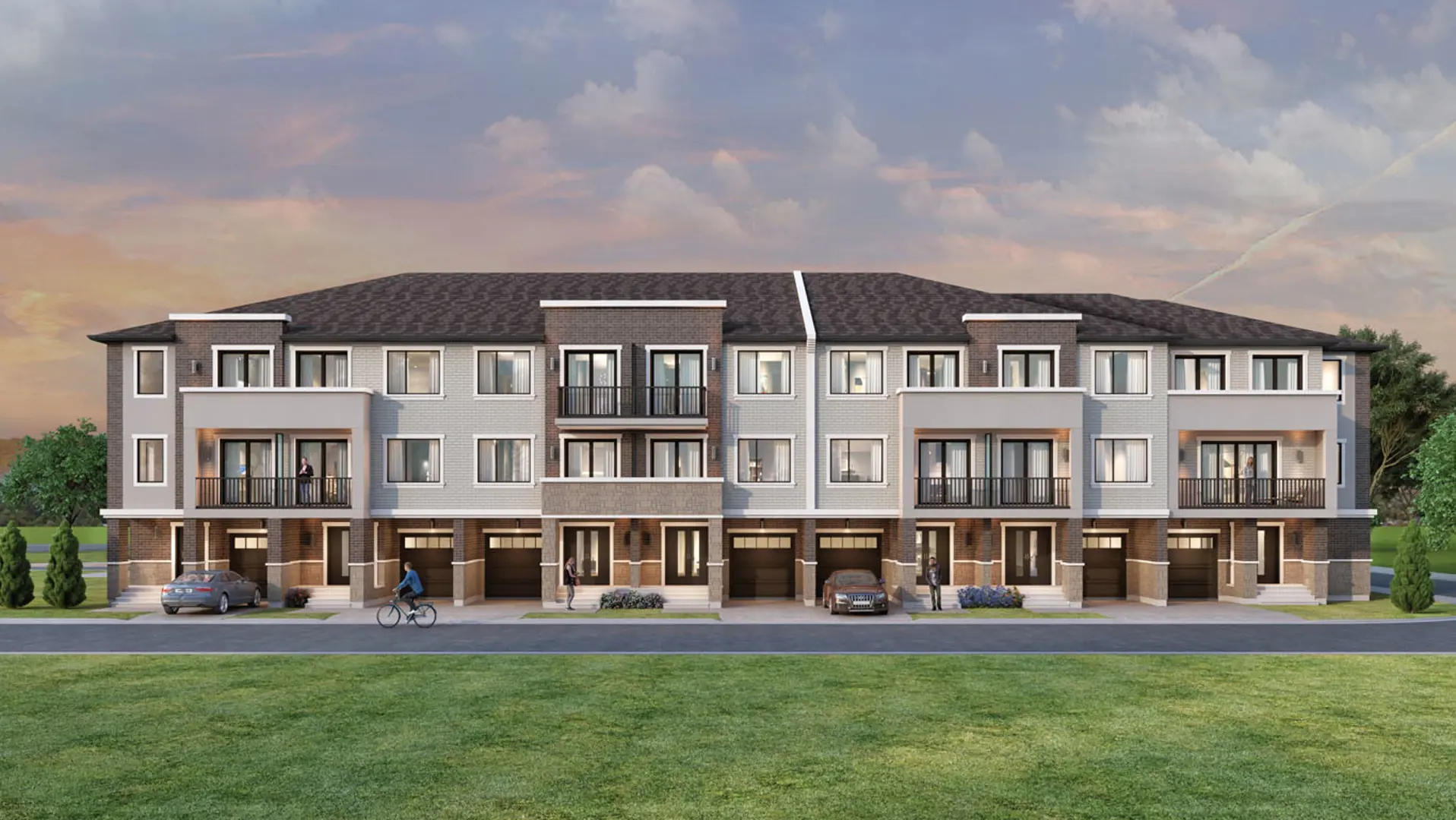 Hillsview Towns, Brampton. Artist’s rendering.