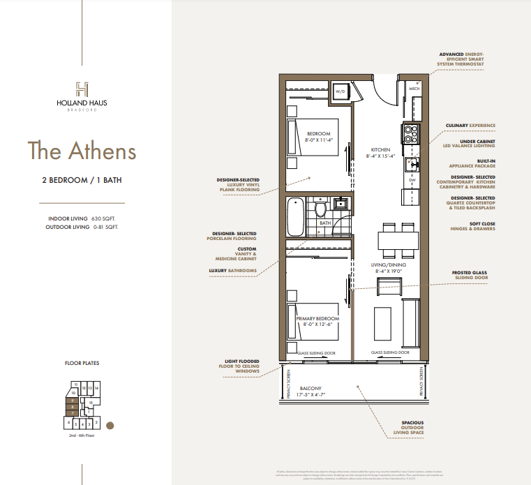 The Athens floor plan