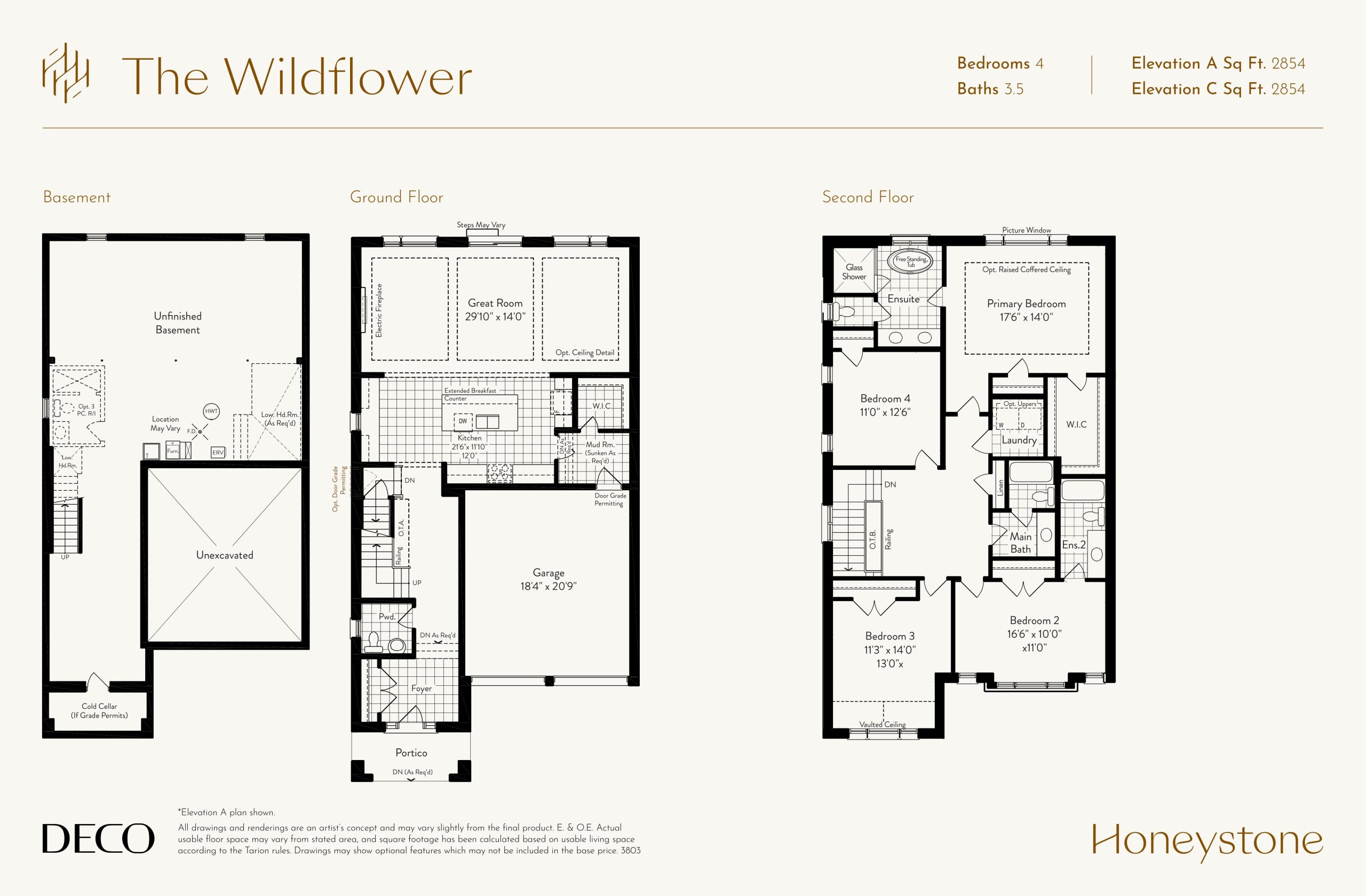 The Wildflower plan preview