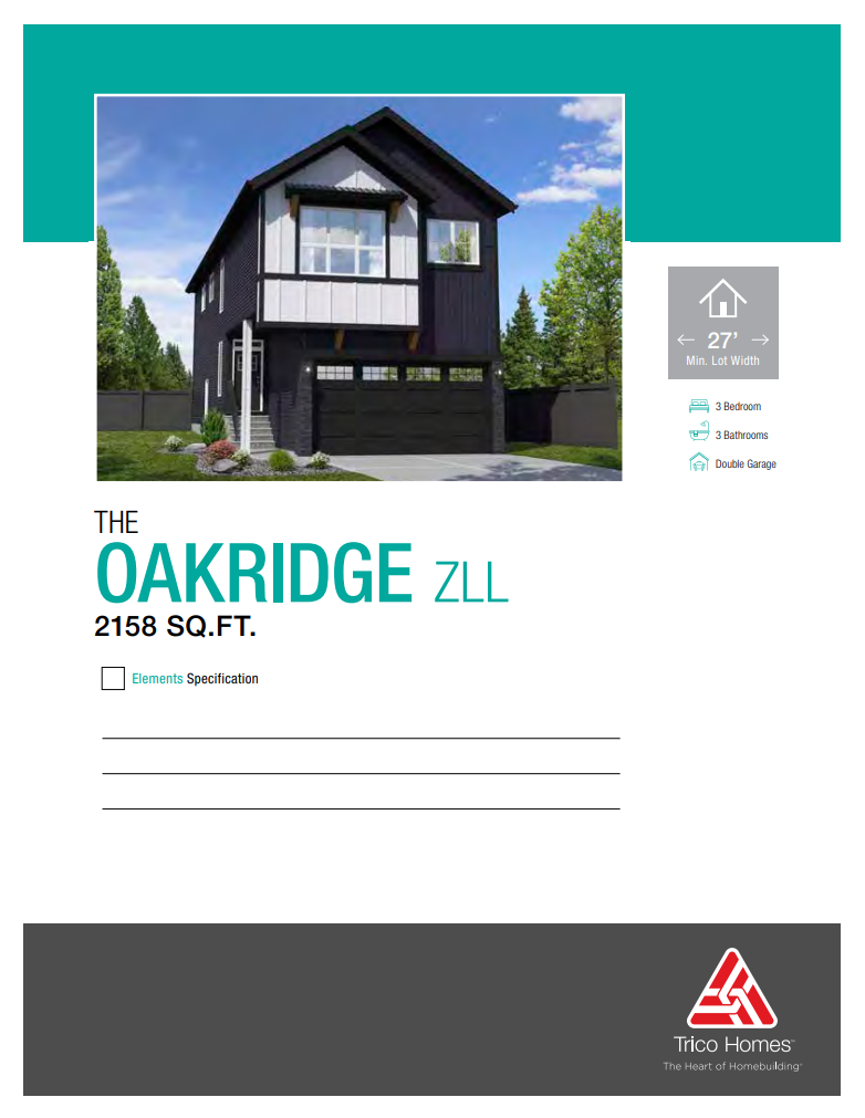 Oakridge Zero plan preview