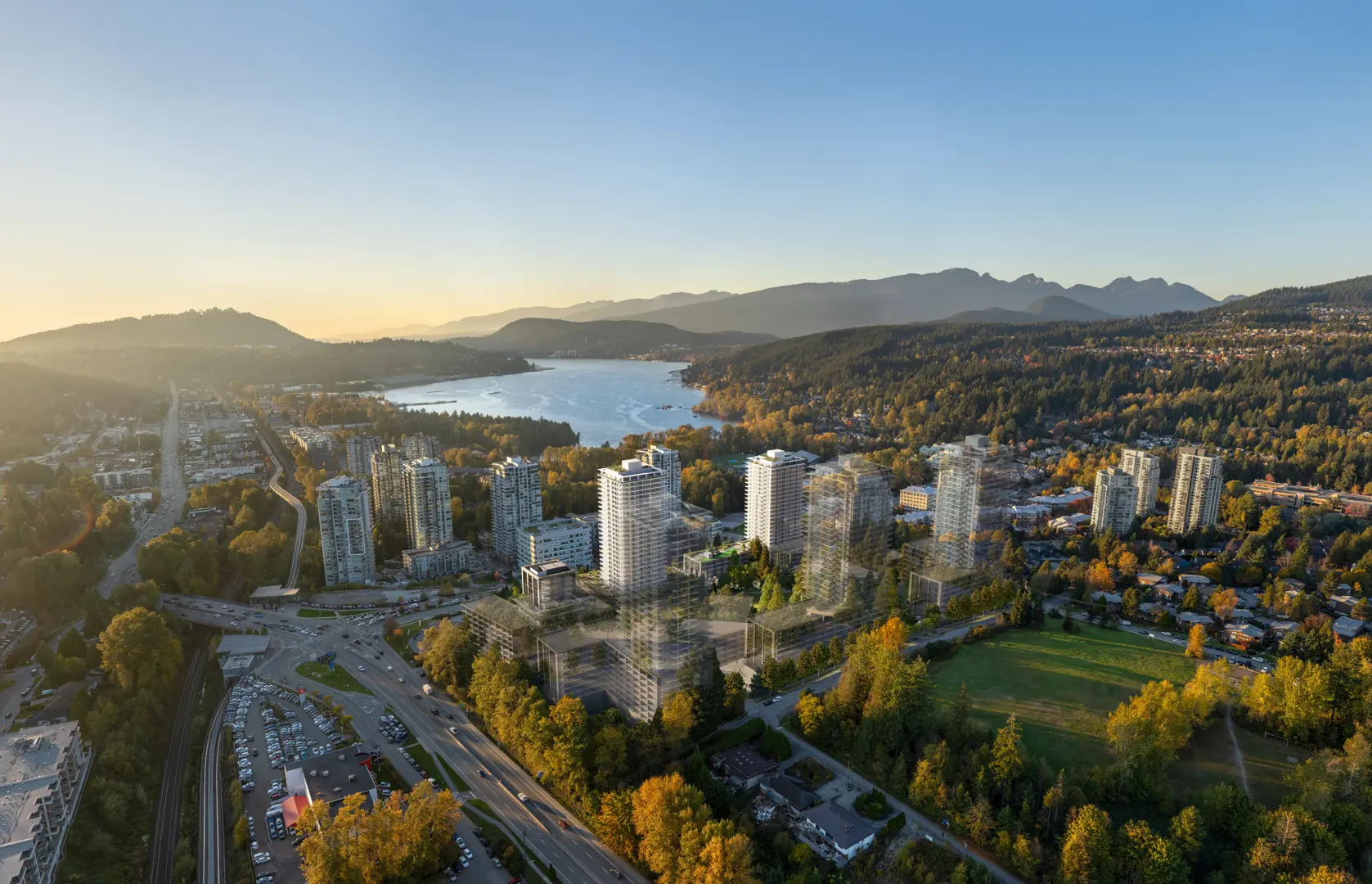 Inlet District, Port Moody. Artist’s rendering.