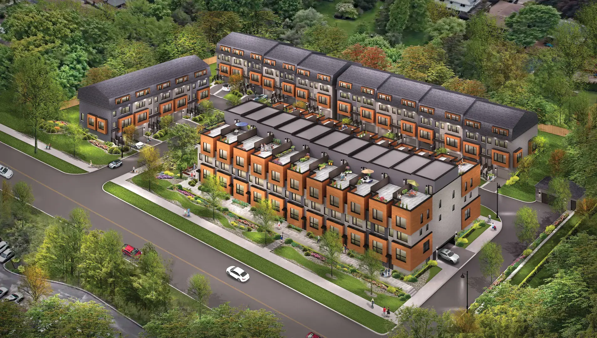 Inspire Modern Towns, Toronto. Artist’s rendering.
