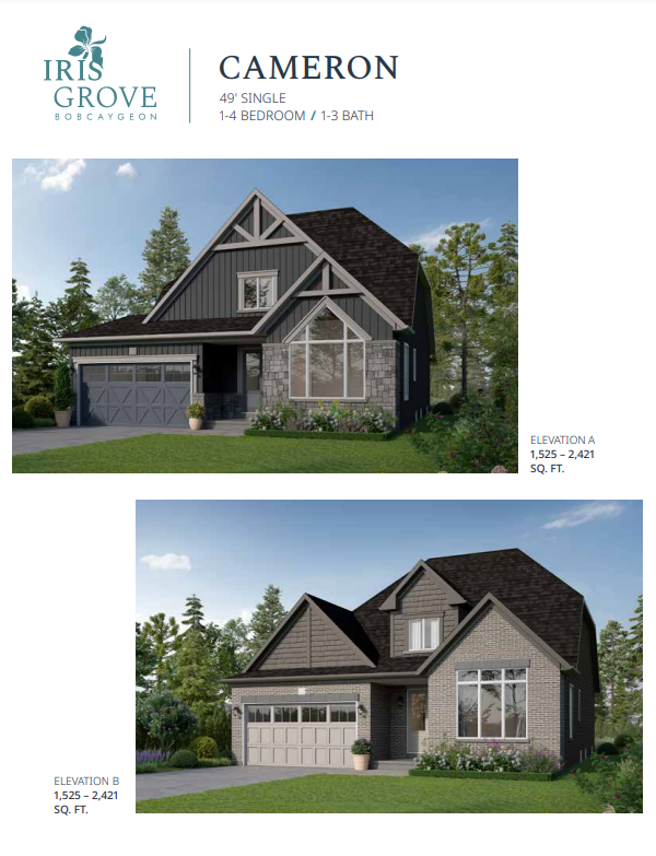 Cameron B plan preview