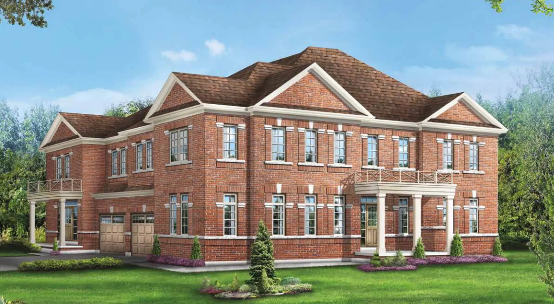 Ivy Rouge Phase 2 - Townhomes, Oakville. Artist’s rendering.