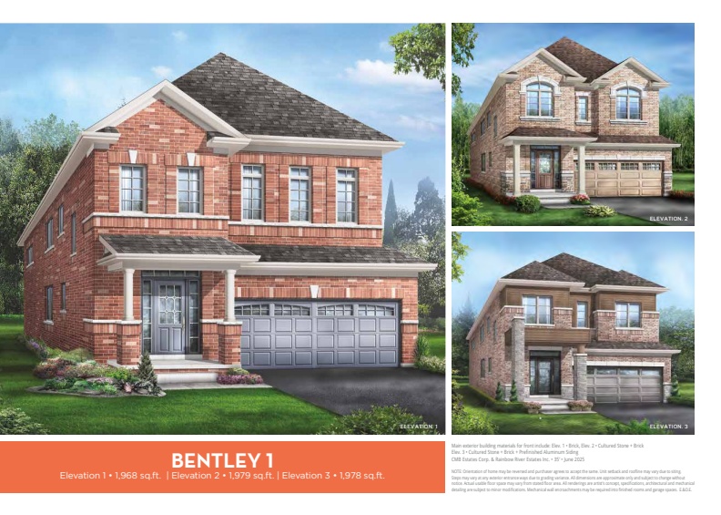 Bentley 1 Elev. 1 plan preview