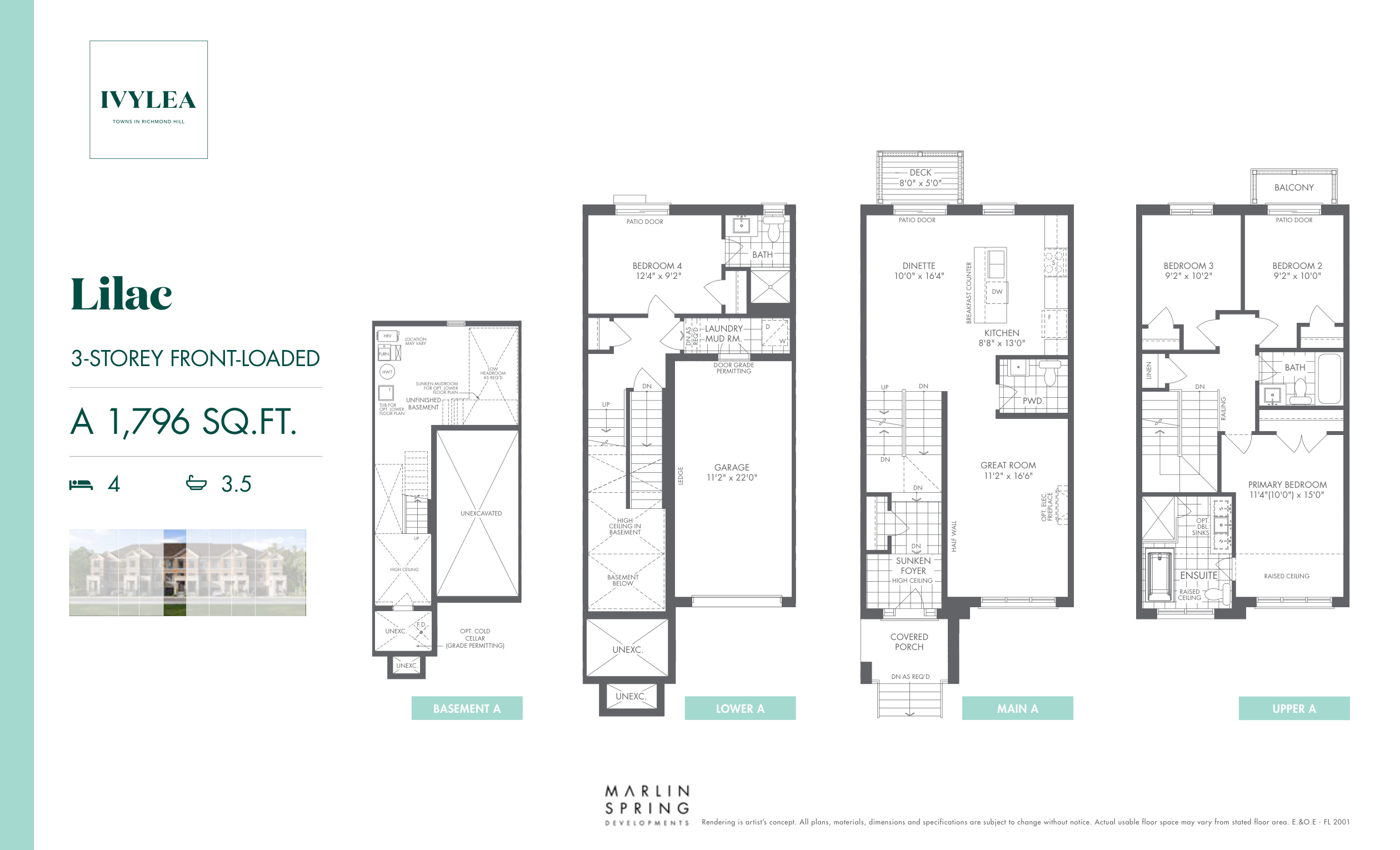 New Release - Lilac A - Guest Layout - 1796 SF plan preview