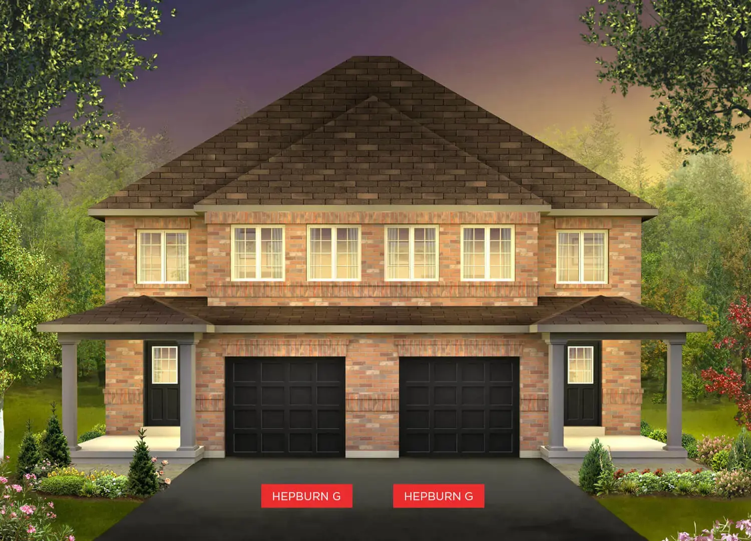Jasper Village - Townhomes, Milton. Artist’s rendering.