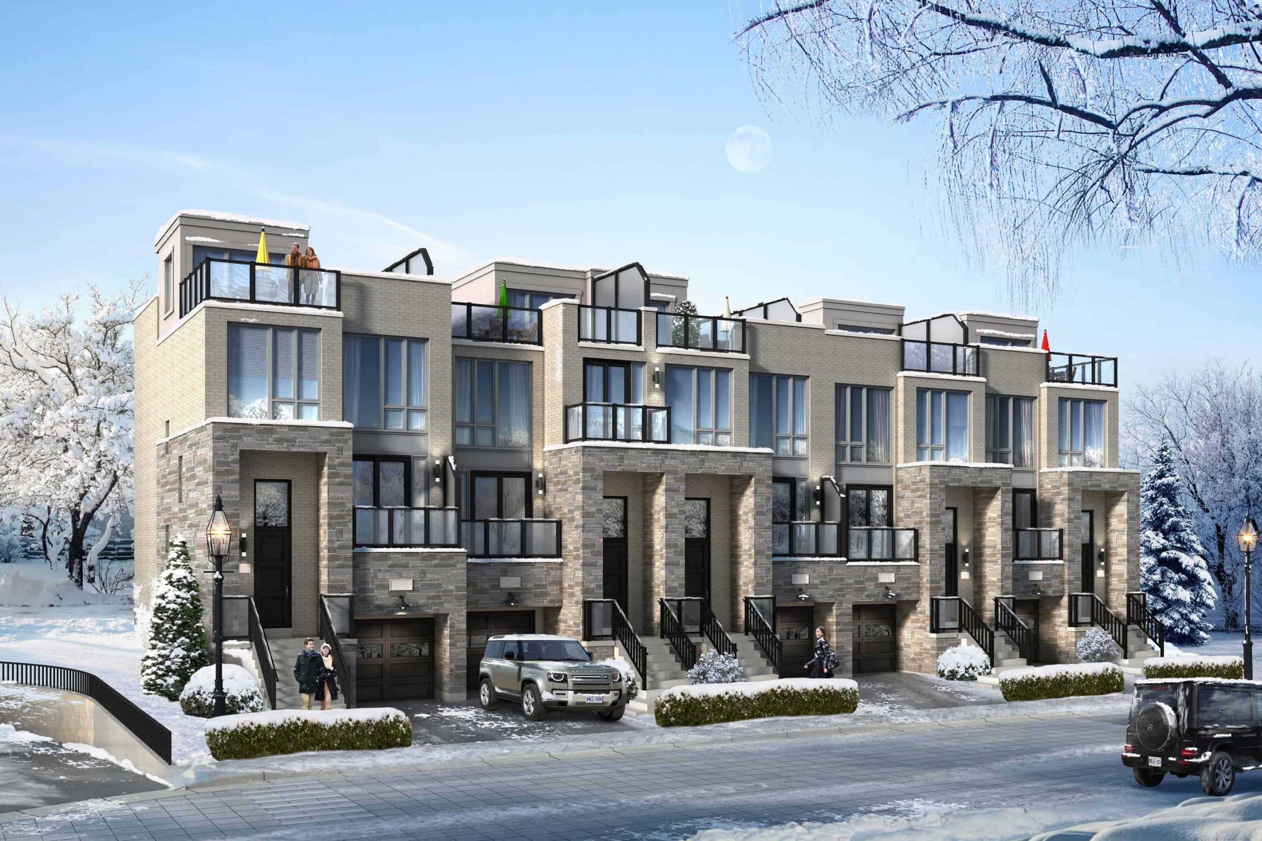 Jefferson Heights Towns, Richmond Hill. Artist’s rendering.