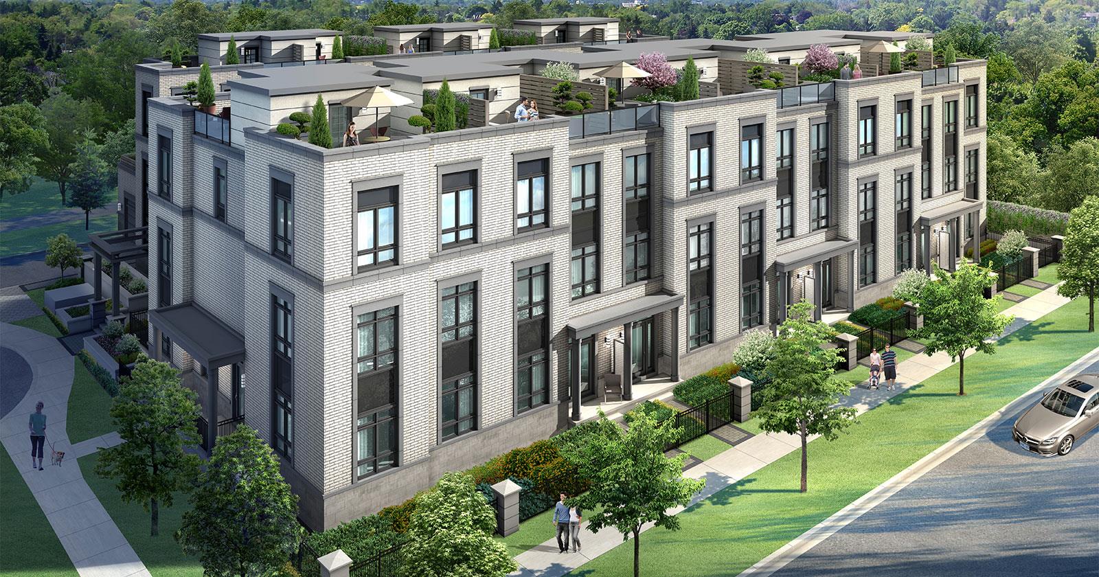 Kenneth & Holmes Urban Townhomes rendering 3
