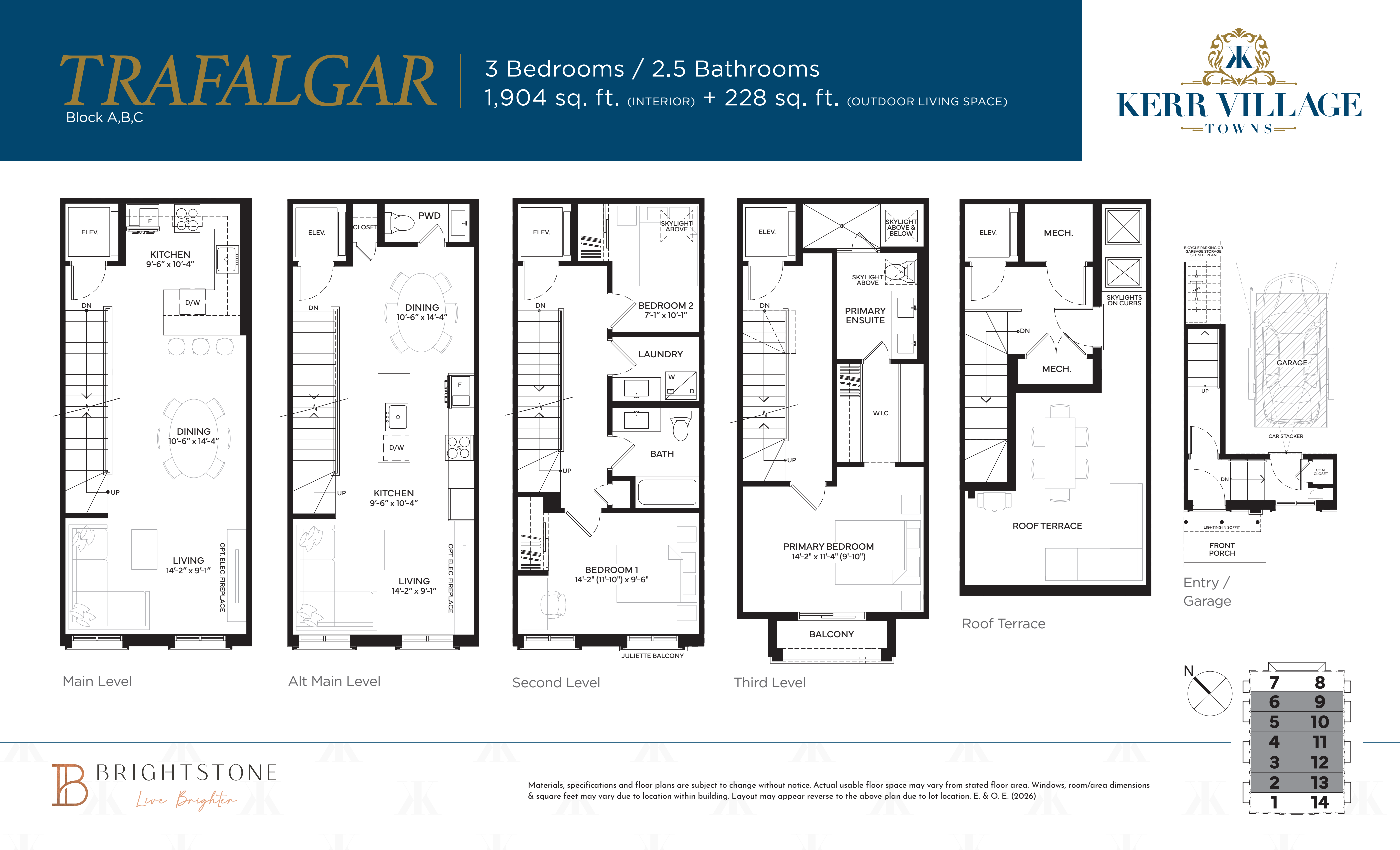 Trafalgar floor plan