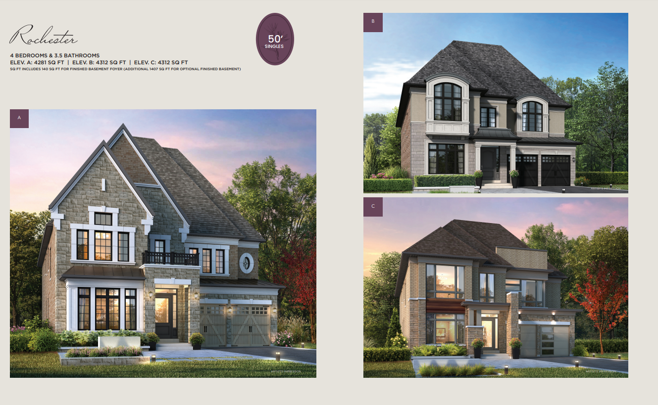 Rochester - Elev. B floor plan