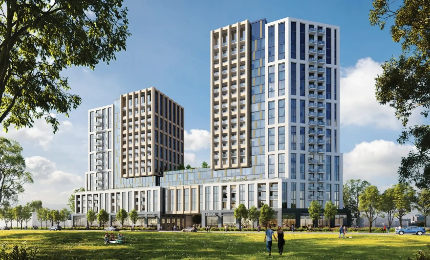Kingston Road & Danforth Avenue Condos, Toronto. Artist’s rendering.