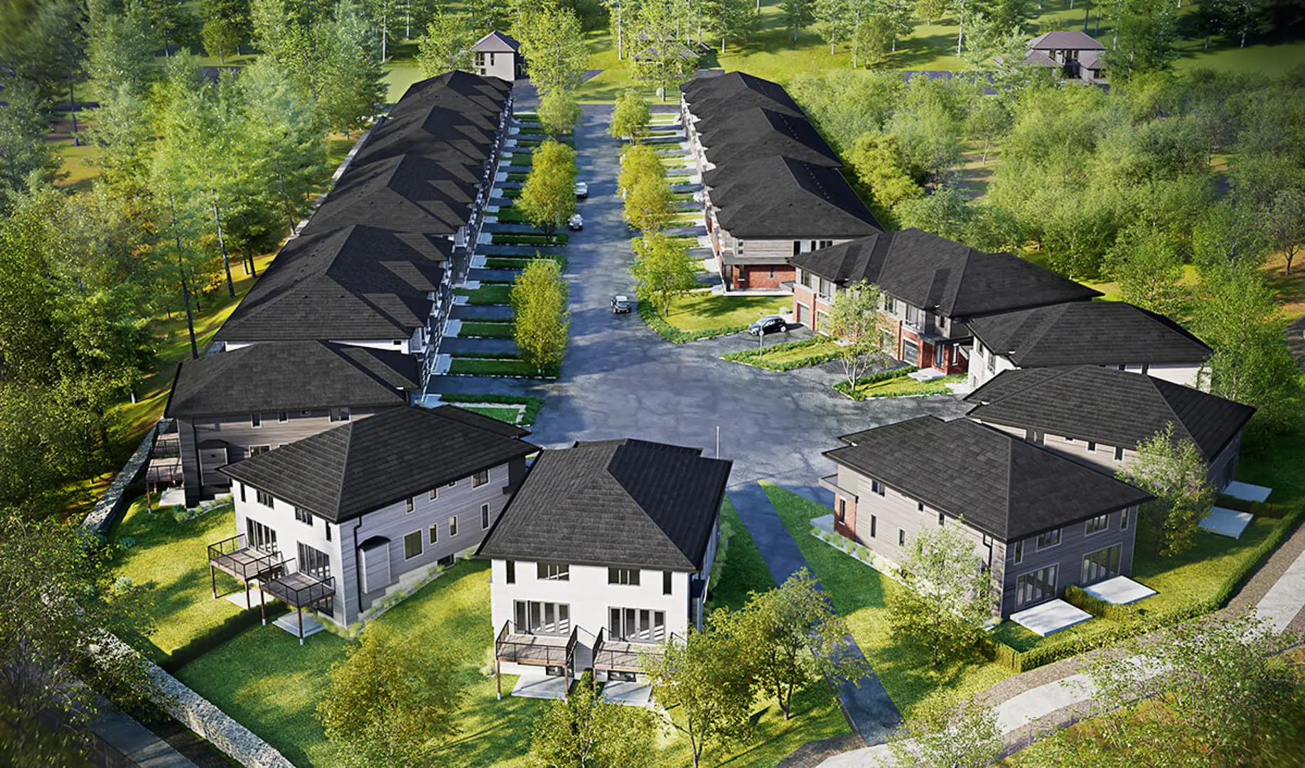 Klondike Ridge - Single-Family Homes, Ottawa. Artist’s rendering.