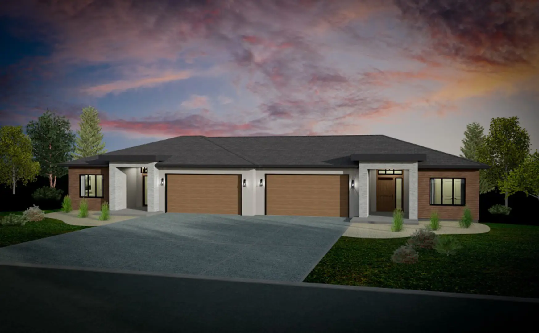 Kuipers Peak at South Ridge - Single Family Homes, Kelowna. Artist’s rendering.