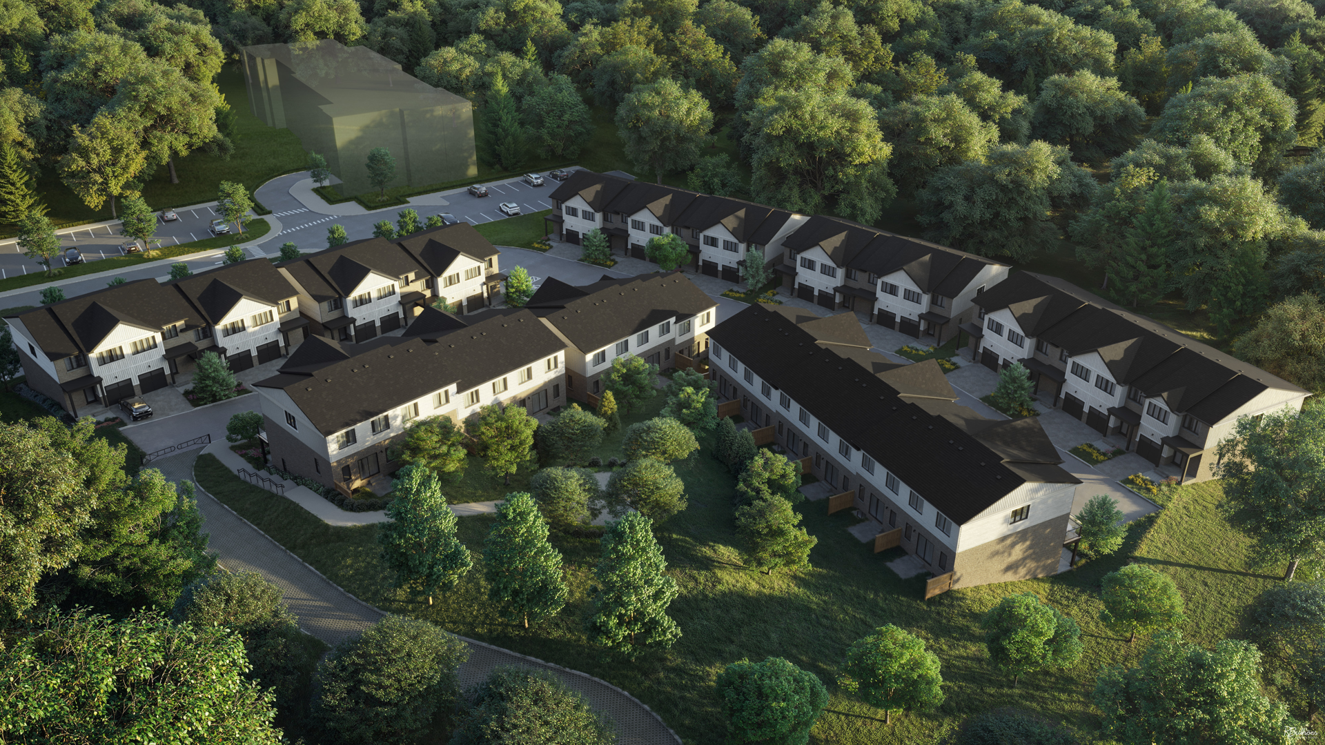 Lackner Ridge Townhomes, Kitchener. Artist’s rendering.
