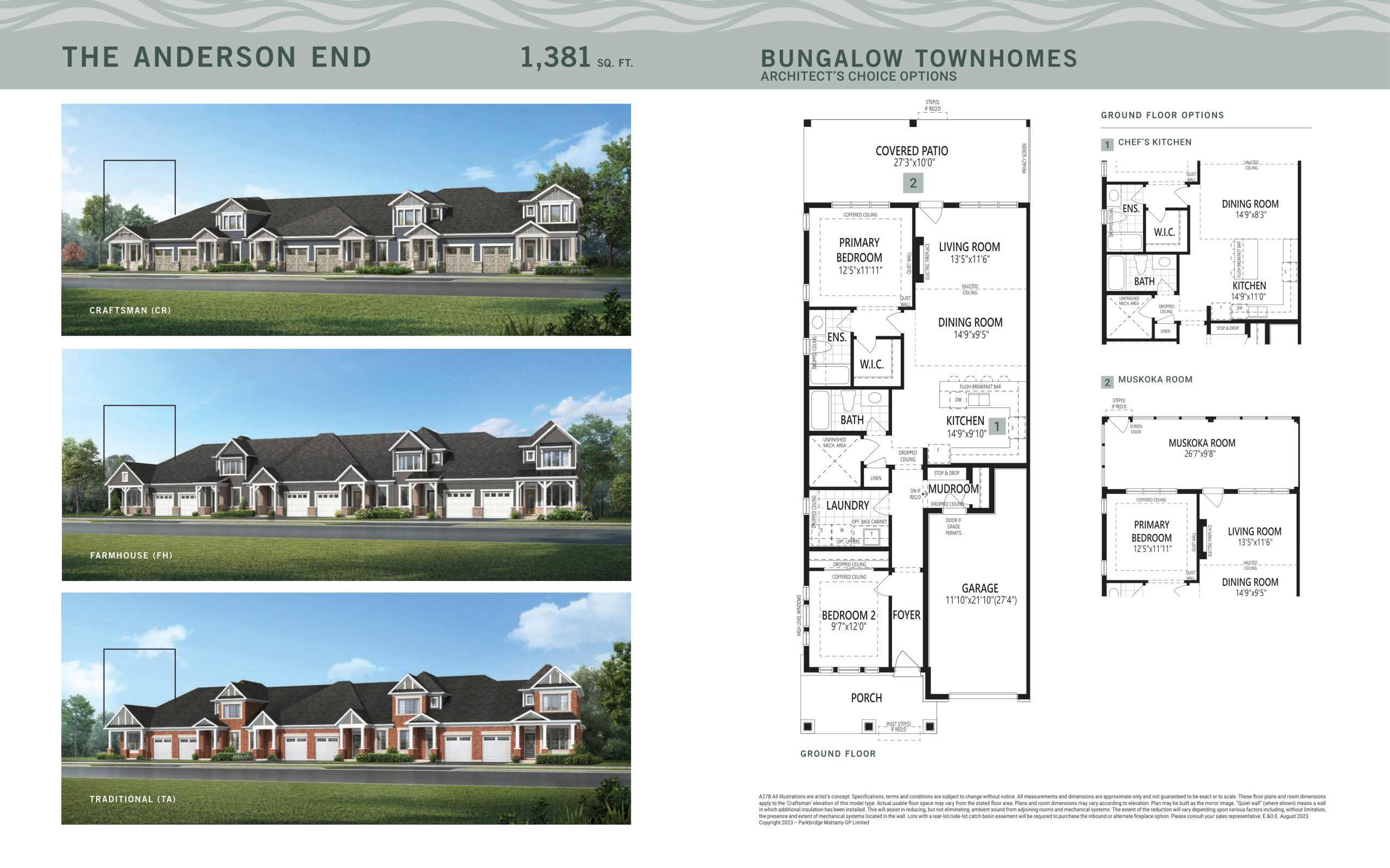 The Anderson End plan preview
