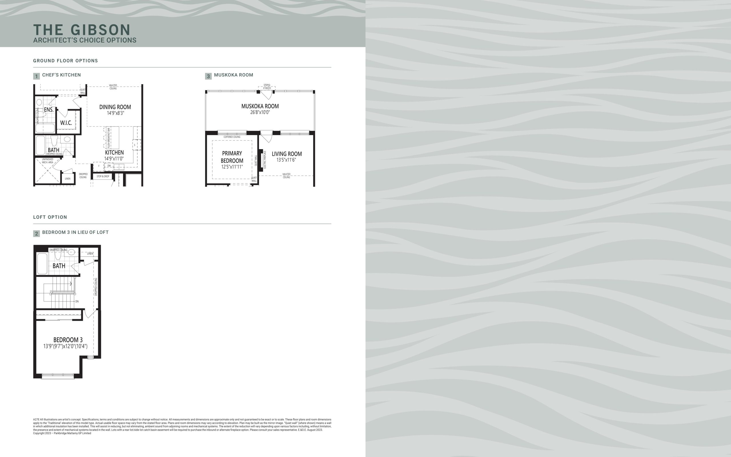 The Gibson (3 Bedroom) plan preview