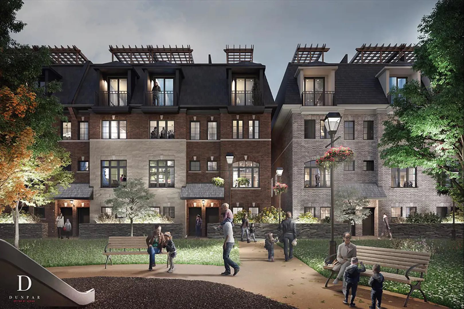 Lambton Towns, Toronto. Artist’s rendering.