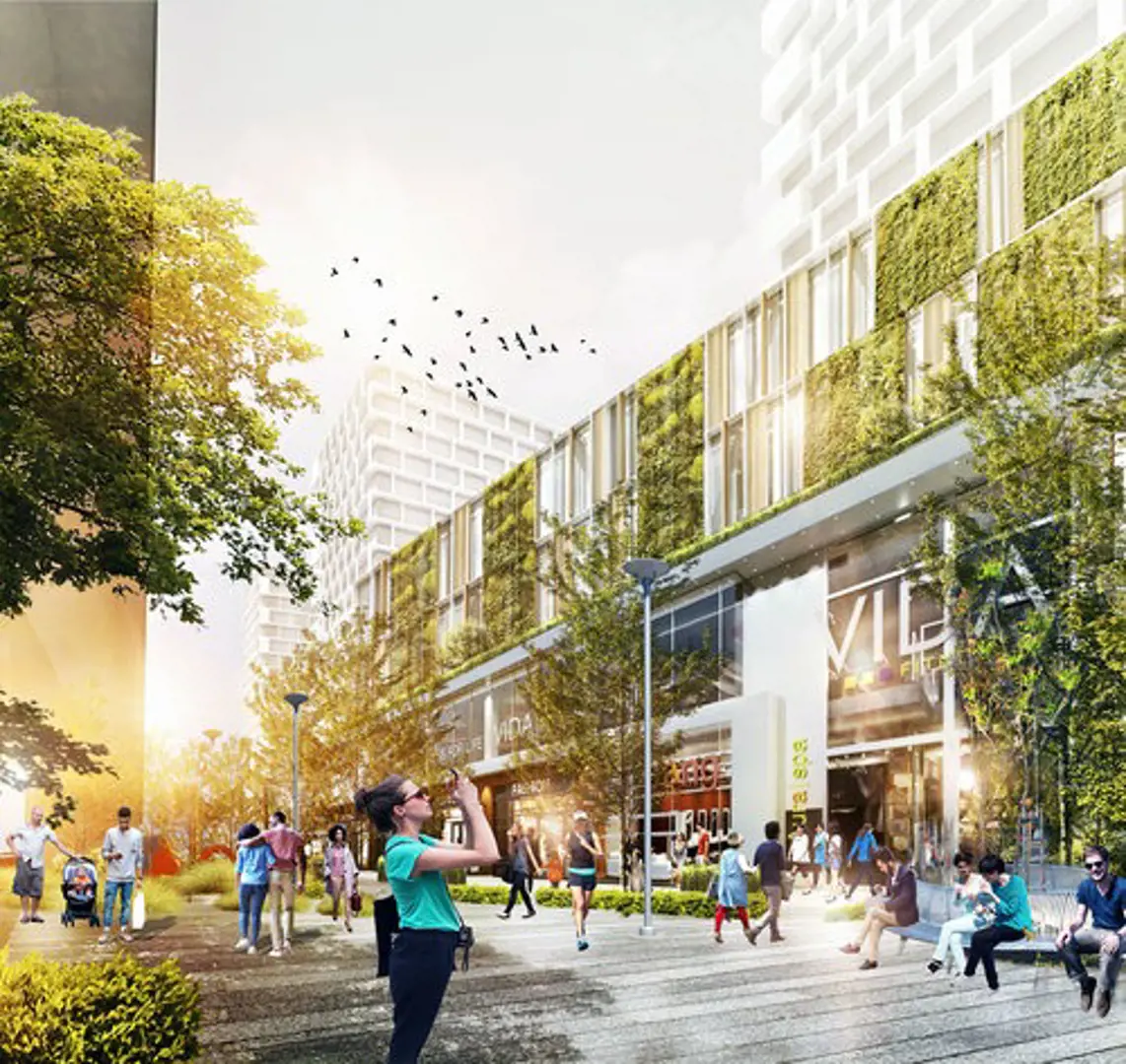 Lansdowne - Tower 2 Street Exterior Rendering