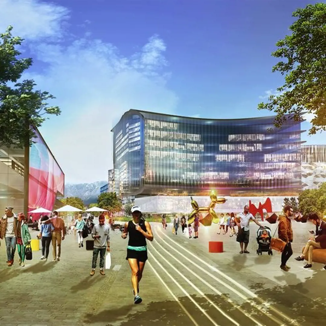 Lansdowne - Tower 2 Street Exterior Rendering
