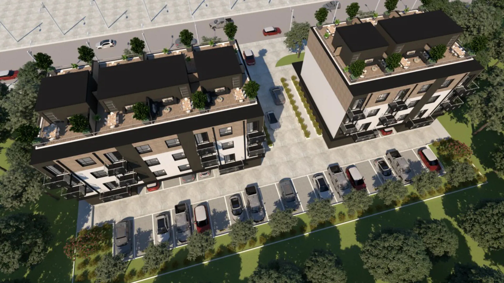Lawrence Manor Towns rendering 3