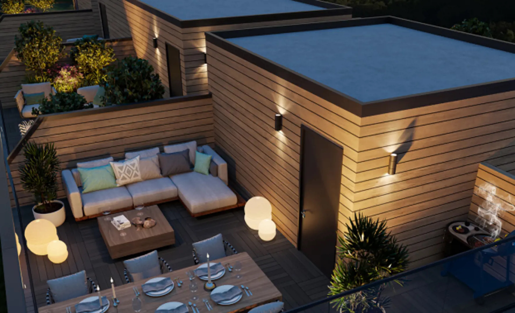 Lawrence Manor Towns rendering 4
