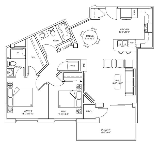 Suite E plan preview