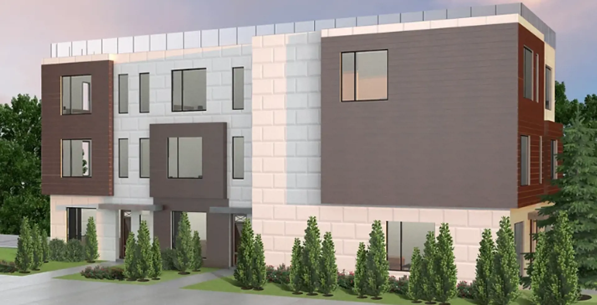 Lippincott Townhomes, Toronto. Artist’s rendering.