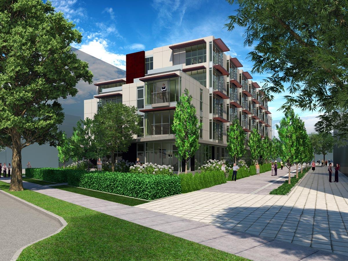 Little Mountain, Vancouver. Artist’s rendering.