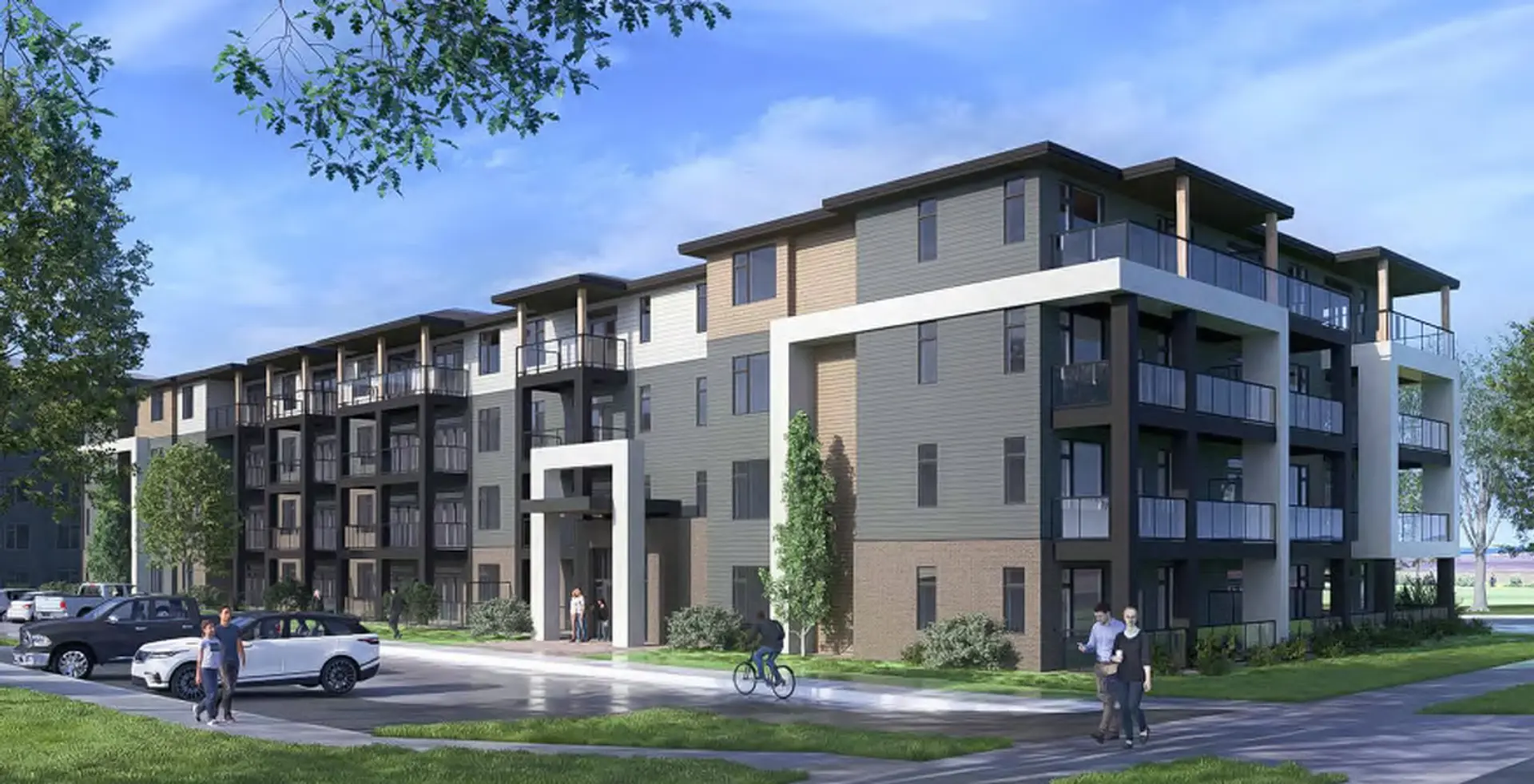 Livingston  Central MP Community, Calgary. Artist’s rendering.