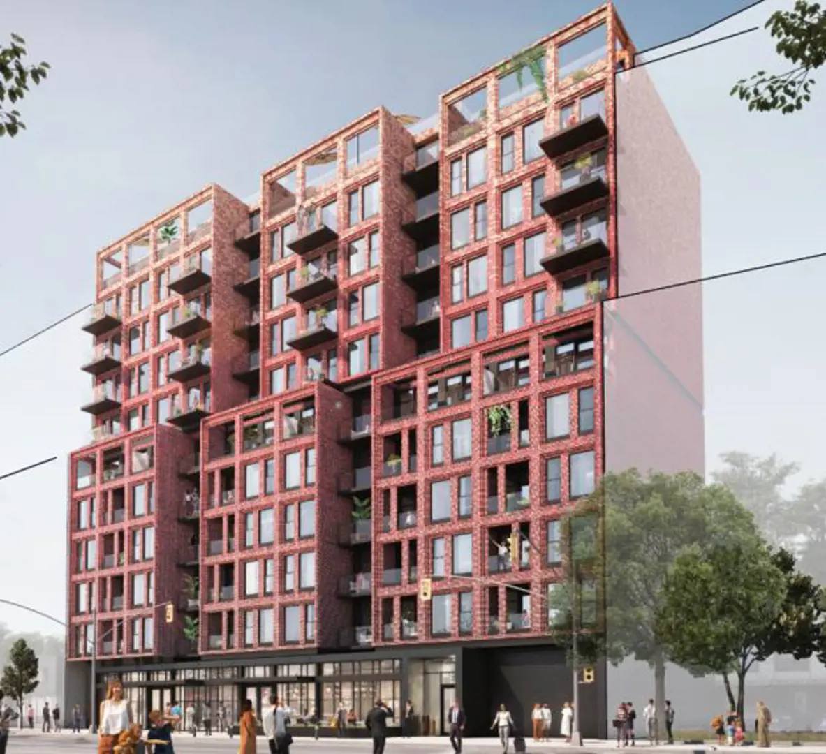 Long Branch Tower, Toronto. Artist’s rendering.